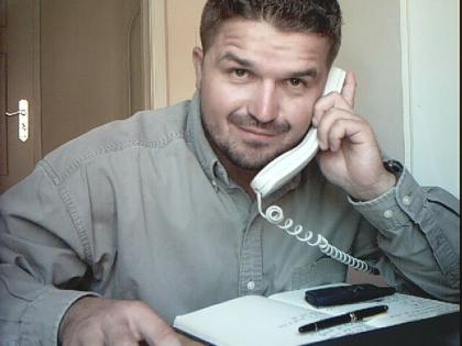 man on a phone